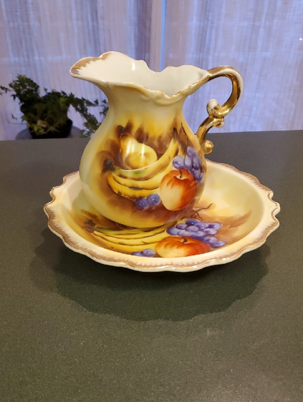 Vintage Enesco Pitcher & Bowl Set